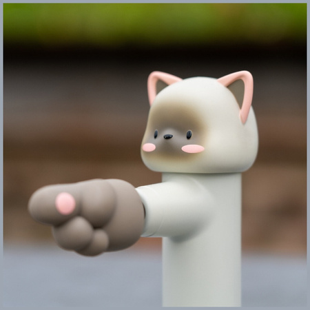 Mini pistolet do masażu 4smarts ACECOOL  Cat jasnoszary