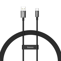 KABEL BASEUS SUPERIOR SERIES USB/USB-C 65W 1M BLACK