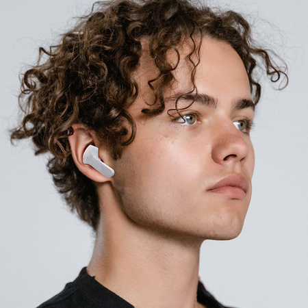 Acefast dokanałowe słuchawki bezprzewodowe TWS Bluetooth szary (T6 modern grey)