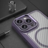 Leading Series MagSafe Silikonhülle für iPhone 16 Pro Max – Lila