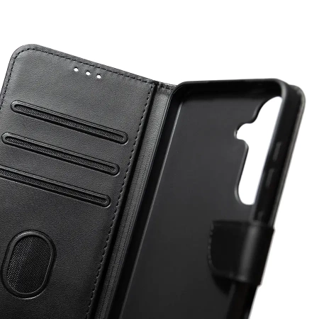 Handytasche Leder Wallet Xiaomi Redmi Note 13 Pro 5G Schwarz