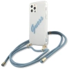 Guess GUHCP12LCRTVSBL iPhone 12 Pro Max 6,7" niebieski/blue hardcase Script Vintage