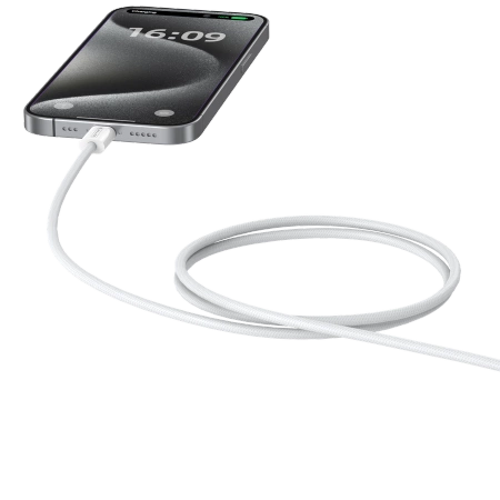 JELLICO Kabel IP15 USB-C - USB-C PD 60W 1M weiss
