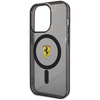 Ferrari FEHMP14LURKK iPhone 14 Pro 6,1" czarny/black hardcase Translucent Magsafe