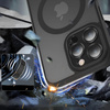 Schutzhülle APPLE IPHONE 15 Tech-Protect Magmat Cam+ MagSafe Matte schwarz