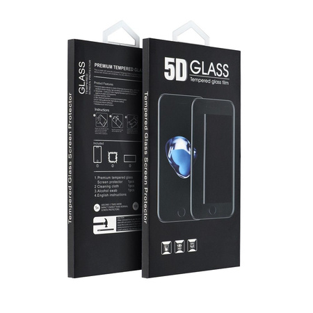 Szkło Hartowane 5D XIAOMI REDMI 10C Full Glue czarne
