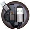 Richmond&Finch kabel zwijany USB-C/MicroUSB moro/camo CWTYPE-207