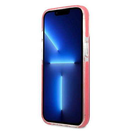 Original Case IPHONE 13 PRO Karl Lagerfeld Hardcase Choupette Head (KLHCP13LTPECPI) pink