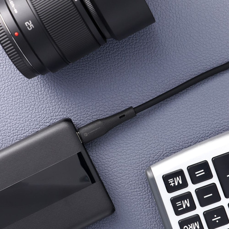 Kabel USB C do USB C Forcell F-Energy QC4.0 PD 5A 100W Silicone 1 m C347 czarny