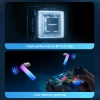 TWS Joyroom JR-TC1 IceLens Series kabellose Kopfhörer mit LED-Leuchten – Weiß