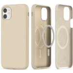 Schutzhülle IPHONE 11 Tech-Protect Silicone MagSafe beige