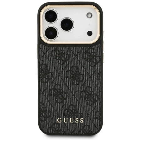 Guess 4G Case with Magsafe Wallet for iPhone 17 Pro - Black