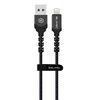 Blavec Kabel Raptor pleciony - USB na Lightning - 2A 3 metry (CRA-UL2BG30) czarno-szary
