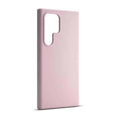 Nakładka Etteri Silicone Case do Samsung Galaxy S25 Ultra jasnoróżowa
