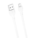 XO kabel NB200 USB - microUSB 1,0m 2.1A biały