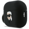 Etui Karl Lagerfeld Silicone Karl Head 3D na AirPods Pro 3 - czarne