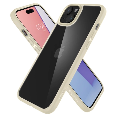 Etui Spigen Ultra Hybrid na iPhone 15 Plus - beżowe