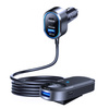 3mk Double Car Charger 135W PD QC PPS USB 2A4C Black/Gray