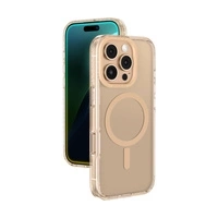 Etui silikonowe AMAZINGTHING Titan Pro Mag Case z pierścieniem magnetycznym do iPhone 16 Pro Max - różowe złoto