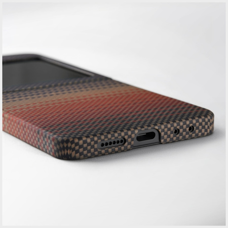 Etui PITAKA Ultra-Slim MagSafe do        Samsung Galaxy Z Flip7 sunset