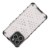 Wabenhülle für iPhone 14 Pro gepanzerte Hybridhülle schwarz