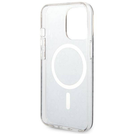 Guess GUHMP13LH4STK iPhone 13 Pro / 13 6.1" schwarz/schwarz Hardcase 4G MagSafe
