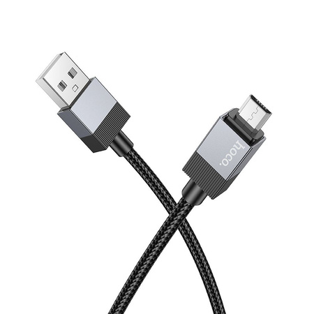 HOCO kabel USB A do Micro USB 2,4A X110 1 m czarny