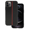 Tel Protect CARBON Case do Iphone 11 Pro Czarny z czerwonym paskiem