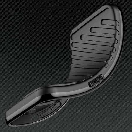 Thunder Case Xiaomi Poco X5 5G / Redmi Note 12 5G Silikon-Rüstungshülle schwarz