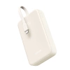 Powerbank Ugreen PB505 20000mAh 22.5W USB-C USB-A wbudowany kabel USB-C - biały