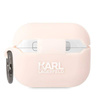 Karl Lagerfeld Silicone NFT Choupette Head 3D - Etui AirPods Pro (różowy)