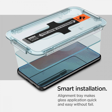 Tempered Glass SAMSUNG GALAXY S22 Spigen Glas.tr "EZ Fit" 2-Pack
