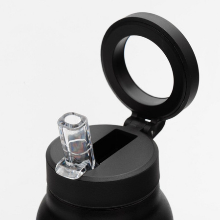 Butelka / bidon na wodę metal z uchwytem kompatybilnym z Magsafe 950ml czarny