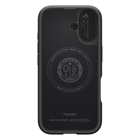 SPIGEN futerał OPTIK ARMOR MAG do IPHONE 17 black