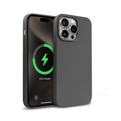 Crong Color Cover Magnetic - Etui iPhone 15 Pro Max MagSafe (tytanowy)
