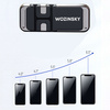 Wozinsky uchwyt na telefon magnetyczny z organizerem do kabli (WMCDO-B1)