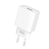 XO ładowarka sieciowa CE02D QC 3.0 18W 1x USB biała + kabel microUSB
