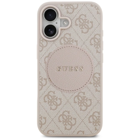 Guess 4G Circle Classic Logo MagSafe Case für iPhone 17 - Pink