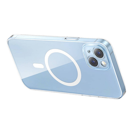 Etui IPHONE 14 PLUS Baseus Crystal Series + Szkło Hartowane transparentne