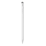 Baseus Smooth Writing 2 Overseas Edition Stylus mit aktiver Spitze für iPad mit USB-C-Kabel und austauschbarer Spitze – Weiß