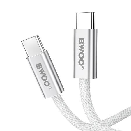 BWOO kabel Pleciony USB-C - USB-C 1m 240W Superszybkie Ładowanie BO-X317C-C