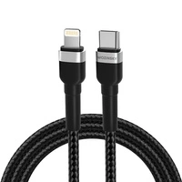 Wozinsky WNBCL2 Lightning / USB-C PD 30W Kabel 2 m - Schwarz