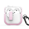 DUX DUCIS futerał PECP ochronny TPU+PC na AirPods 4 biało różowy