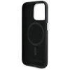 Karl Lagerfeld FW Metal Plate MagSafe iPhone 15 Pro Case - Black