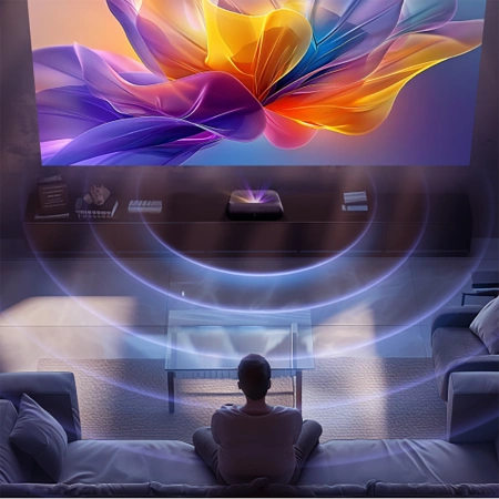 Yaber K300s Multimedia Laser RGB FullHD 1080p Projector with JBL Speakers - Black