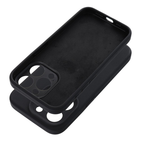 Etui do iPhone 16 Pro czarne + Szkło na ekran + Szkło na aparat