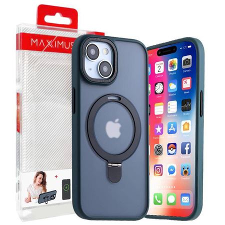 MX KICKSTAND MAGSAFE CIRCLE IPHONE 15 PRO MAX (6.7), GREEN // ZIELONY