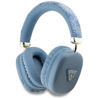 Guess Triangle Logo 4G Bluetooth Over-Ear-Kopfhörer - Blau