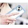 Outer Space Case iPhone 14 Plus Hardcover mit Gelrahmen blau