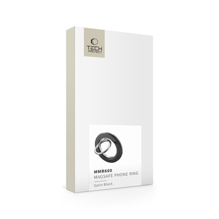 TECH-PROTECT MMR600 MAGNETIC MAGSAFE PHONE RING SATIN BLACK